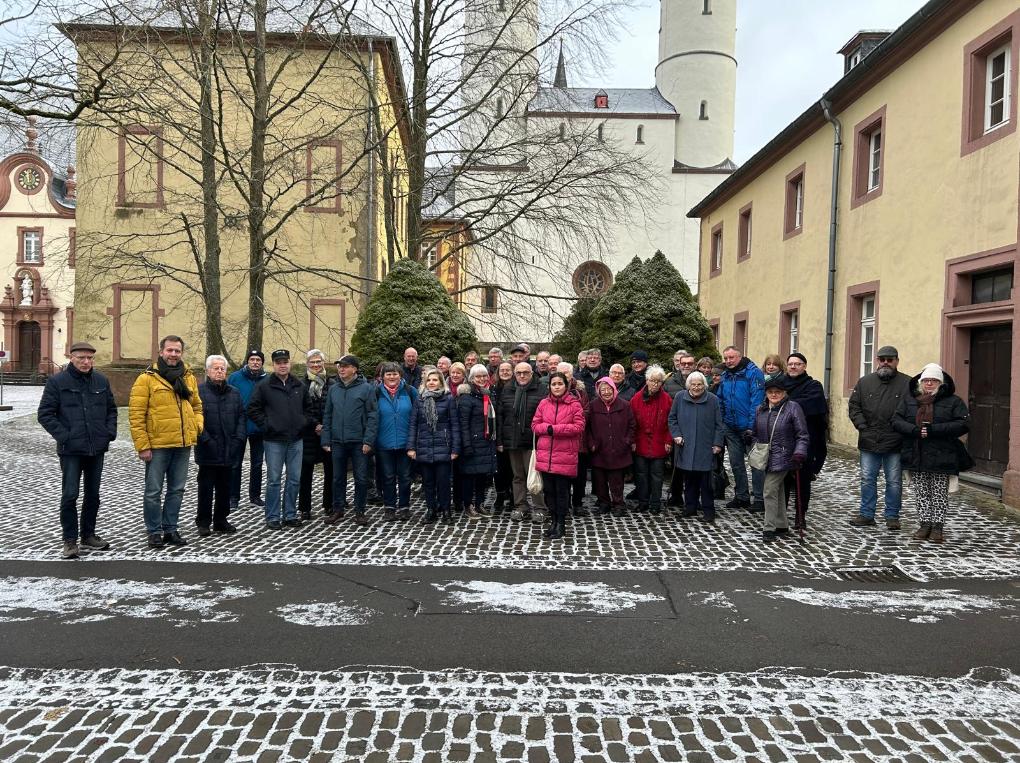 Die Teilnehmer bei der Ankunft