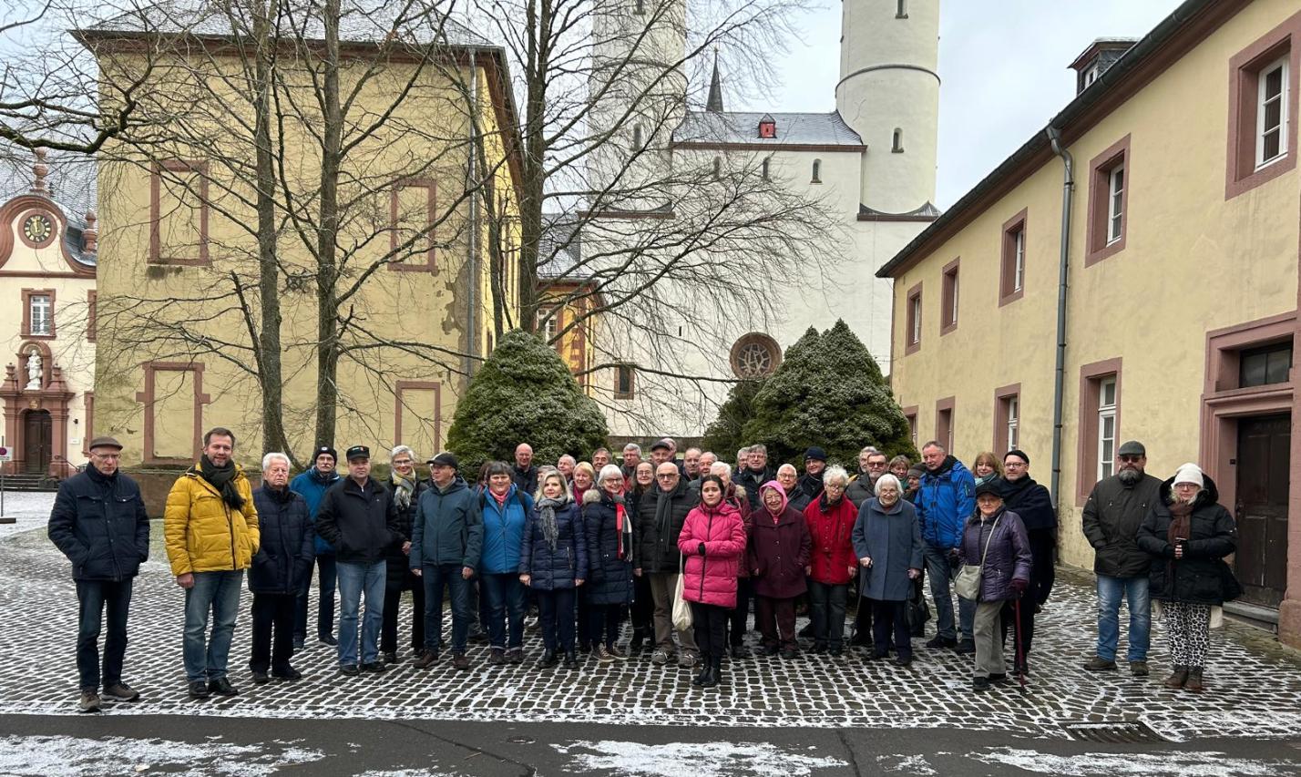 Die Teilnehmer bei der Ankunft