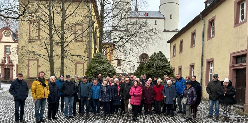 Die Teilnehmer bei der Ankunft