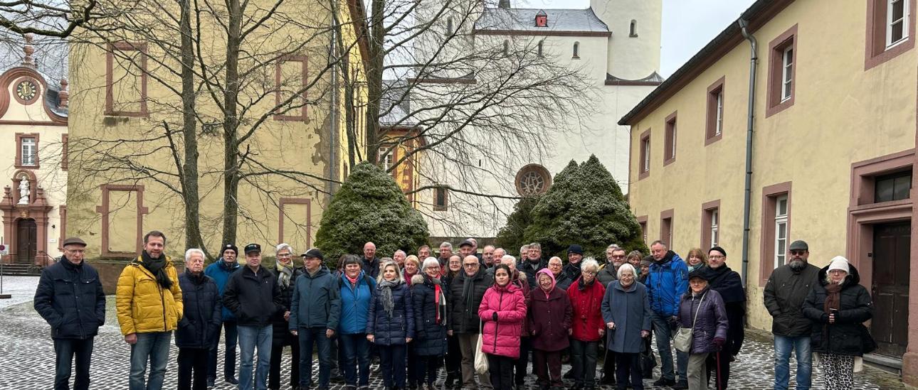 Die Teilnehmer bei der Ankunft